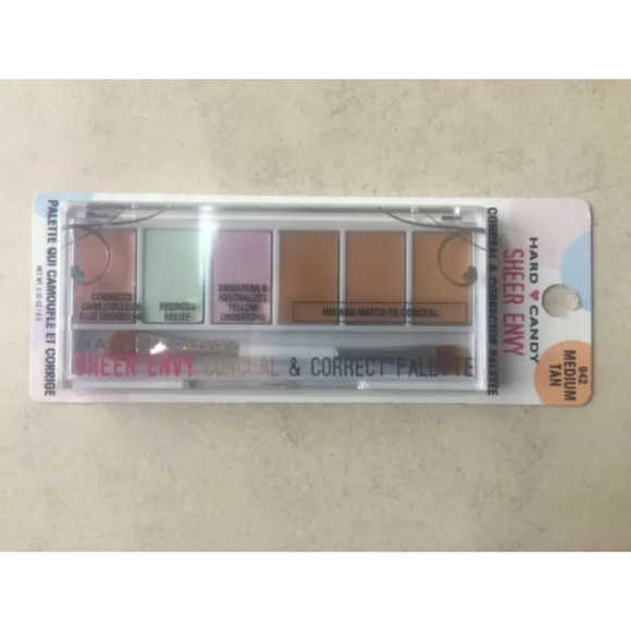 2 HARD CANDY Conceal & Corrector PaletteMedium Tan - Picture 3 of 4